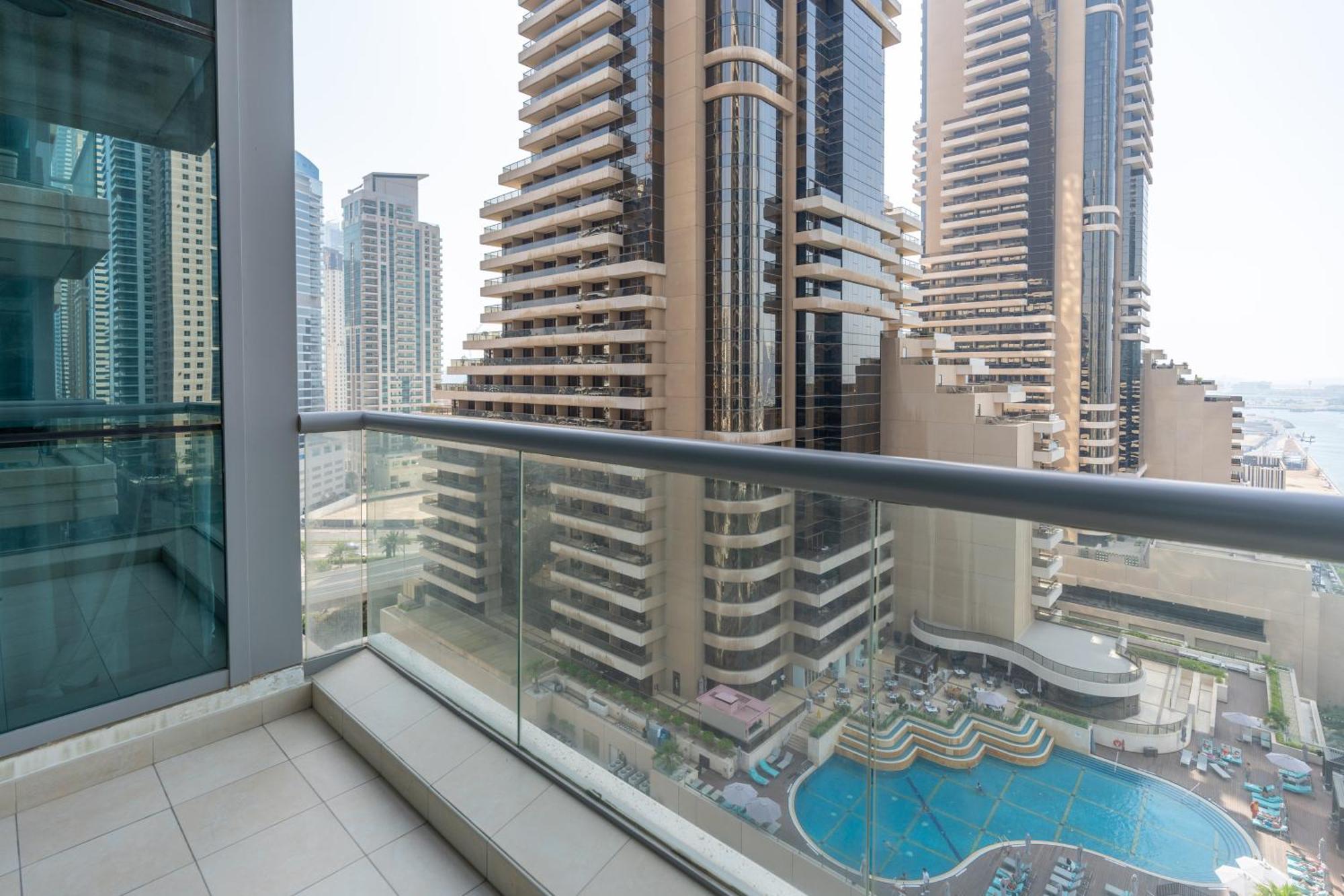 Ferienwohnung Vacay Lettings -2 Bed Iris Blue Dubai Marina Exterior foto