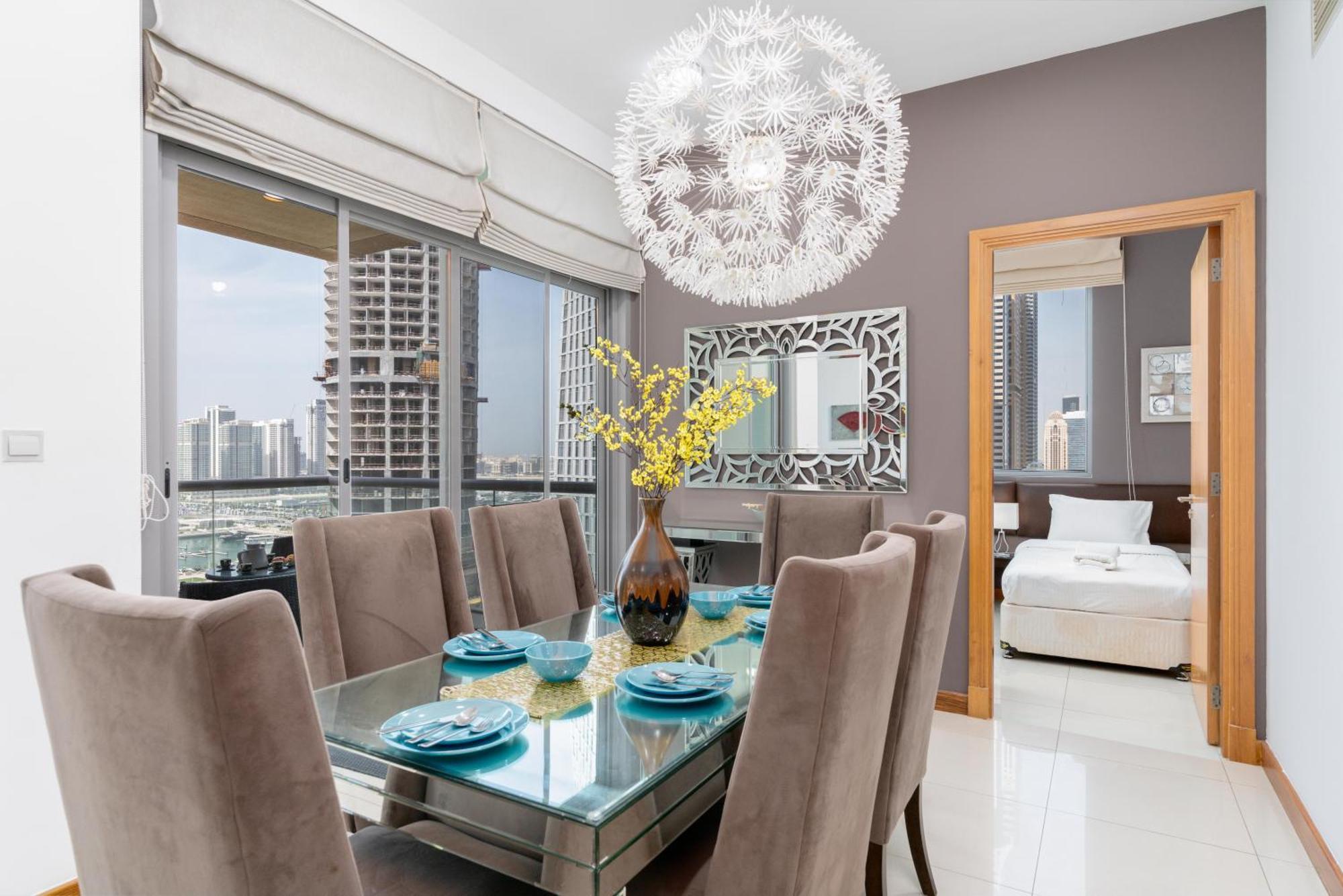 Ferienwohnung Vacay Lettings -2 Bed Iris Blue Dubai Marina Exterior foto